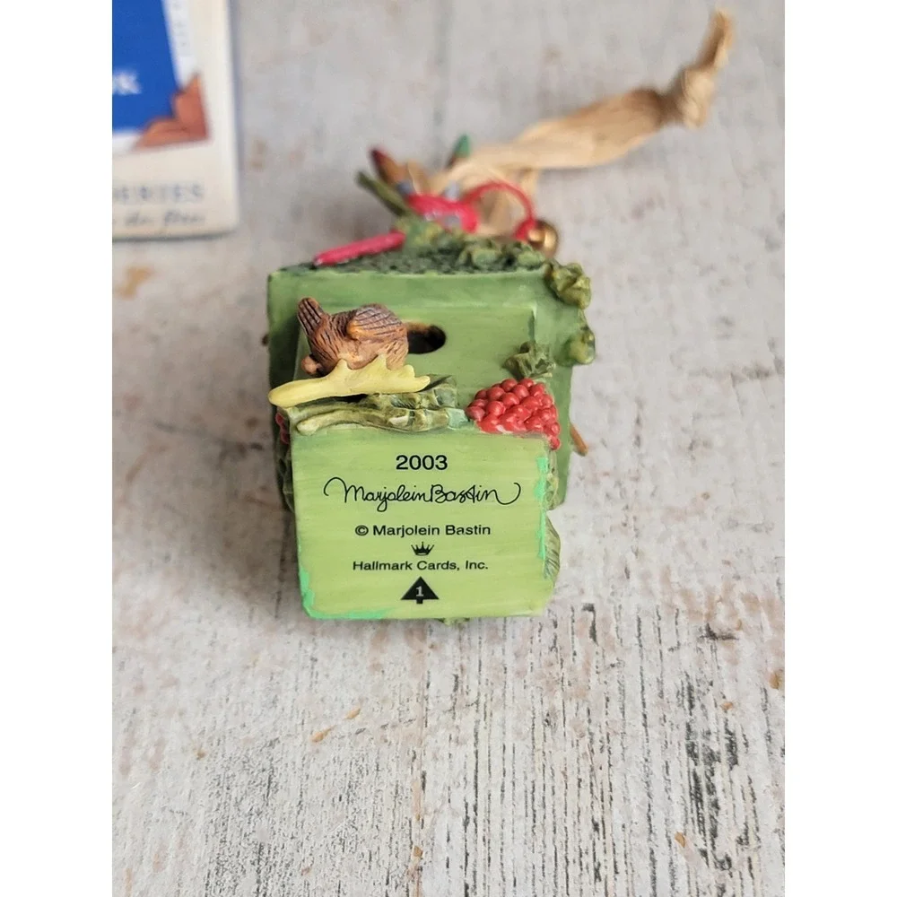 Hallmark nature's SketchBook Marjolein Bastin bird vintage ornament Xmas